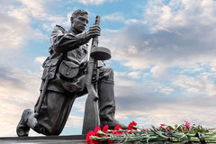 Памятник советскому солдату-освободителю, в болгарском городе Пловдив