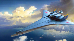 Стратегический бомбардировщик ракетоносец А-57 проект Р.Л.Бартини